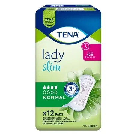 Absorbante Lady Slim Normal (760491), 12 bucati, Tena — preț și oferte