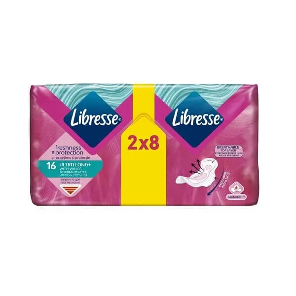 Absorbante Ultra Long, 16 bucati, Libresse — preț și oferte