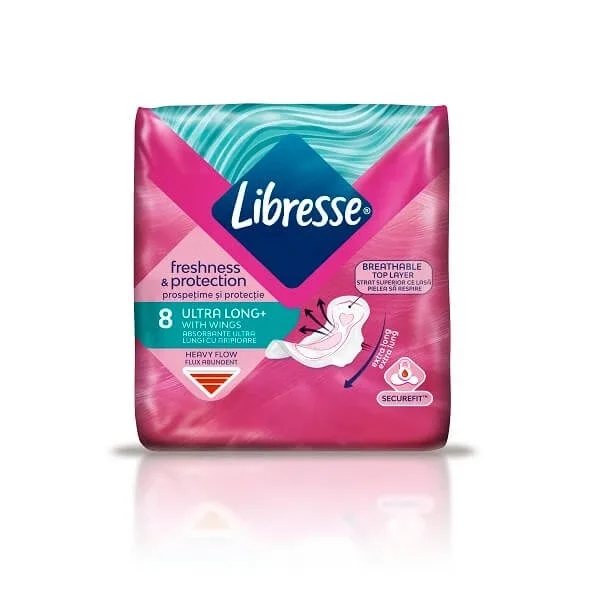 Absorbante Ultra Long, 8 bucati, Libresse — preț și oferte