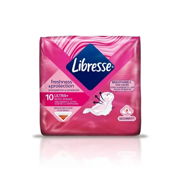 Absorbante Ultra Normal, 10 bucati, Libresse — preț și oferte