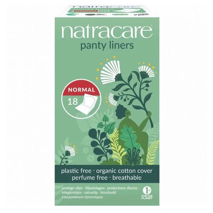Absorbante zilnice Organice respirabile Panty Lines Normal, 18 bucăți, Natracare — preț și oferte