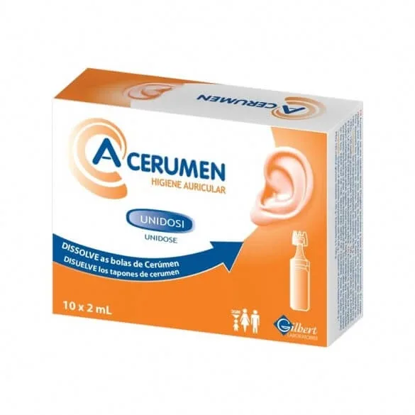 A-Cerumen igiena urechi, 10x2 ml, Gilbert — preț și oferte