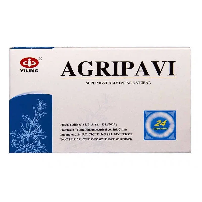 Agripavi, 24 capsule, Yilling Pharmaceutical — preț și oferte