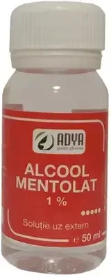 Alcool mentolat 1%, 50 ml, Adya