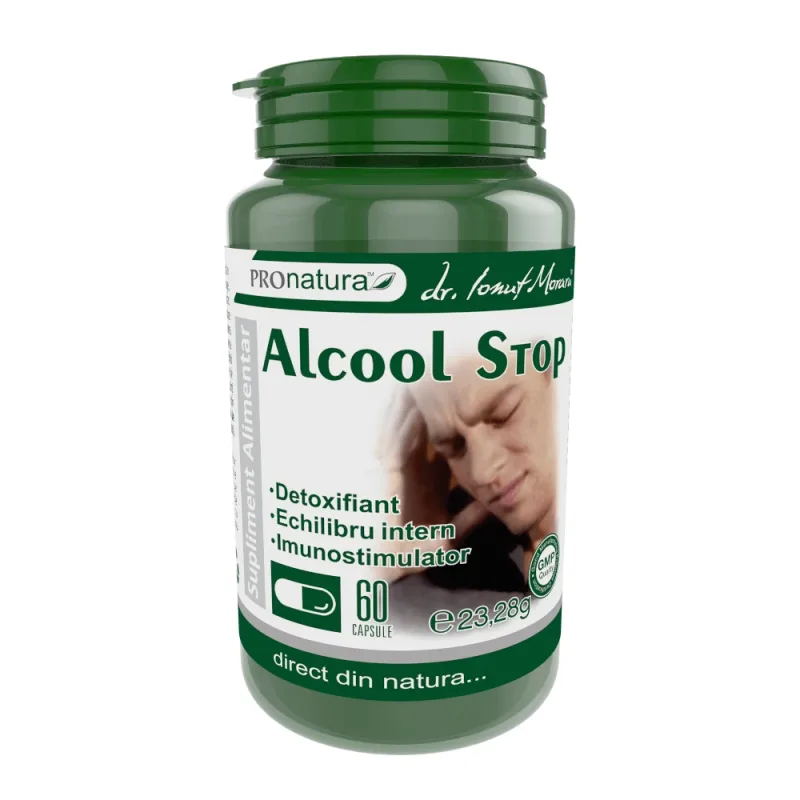 Alcool Stop, 60 capsule, Pro Natura — preț și oferte