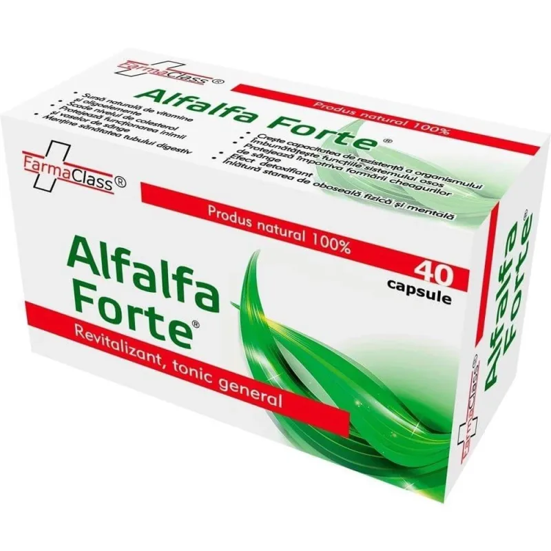 Alfalfa Forte, 40 comprimate, Farmaclass — preț și oferte