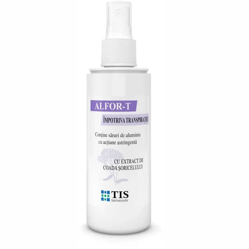 Alfor-T spray împotriva transpirației excesive a picioarelor, 110 ml, Tis Farmaceutic — preț și oferte