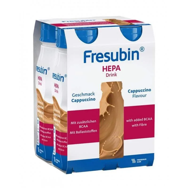 Fresubin Hepa băutură nutritivă cu aromă de cappuccino, 4 x 200 ml, Fresenius Kabi — preț și oferte