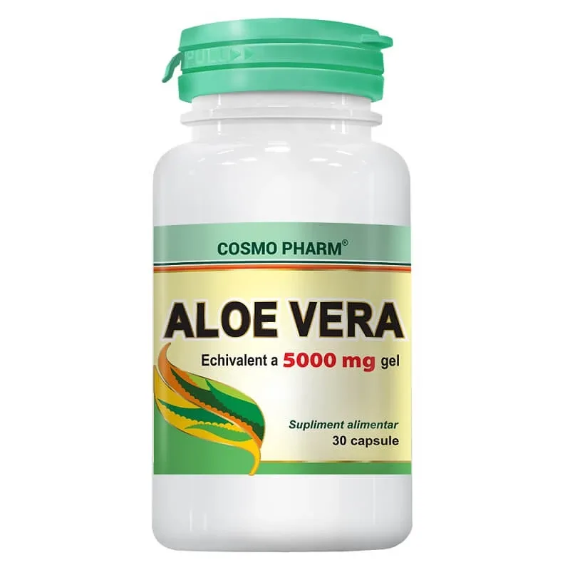 Aloe Vera, 30 capsule, Cosmopharm — preț și oferte