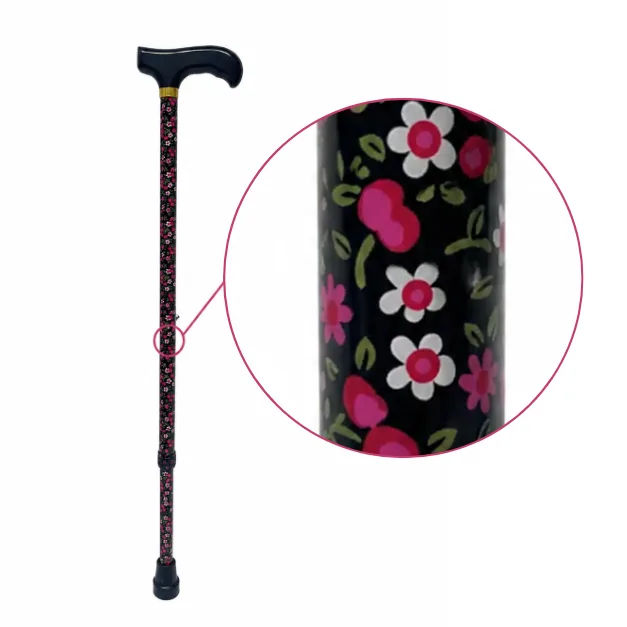 Baston reglabil din aluminiu, Floral Roz, JL920L JIANLIAN HOMECARE PRODUCTS — preț și oferte