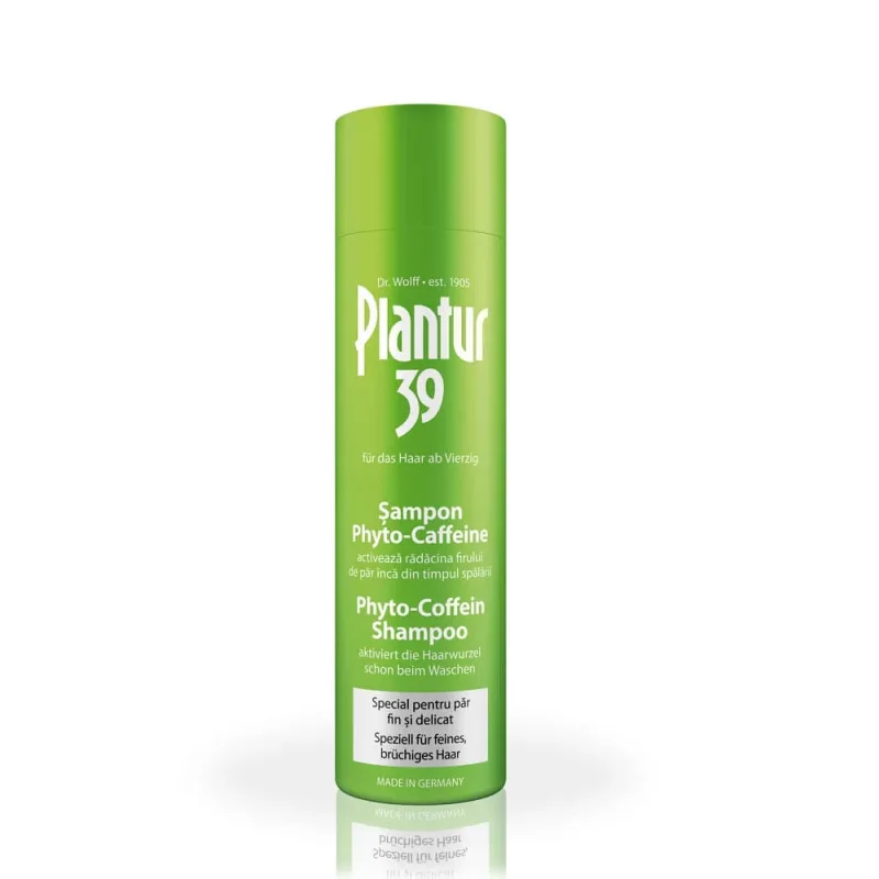 Șampon păr fin și delicat Plantur 39 Phyto-Caffeine, 250 ml, Dr. Kurt Wolff — preț și oferte