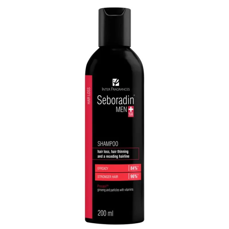 Șampon pentru barbati impotriva căderii și răririi părului Seboradin Men, 200 ml, Lara — preț și oferte