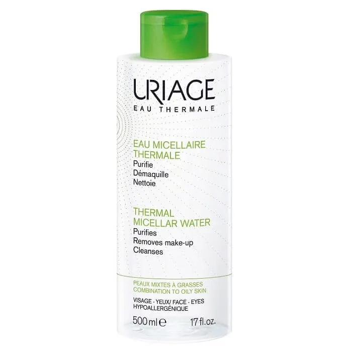 Apa micelară termală pentru ten cu tendință de îngrășare, 500 ml, Uriage — preț și oferte