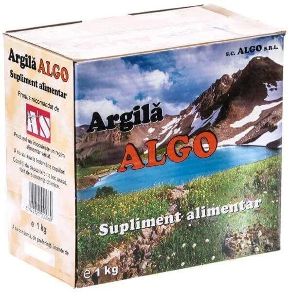 Argilă pulbere, 1 kg, Algo — preț și oferte