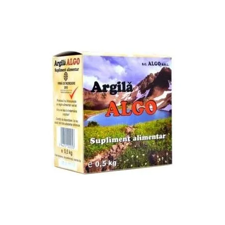 Argila pulbere, 500 g, Algo — preț și oferte