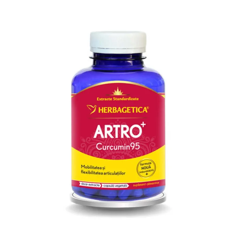 Artro+ Curcumin95, 120 capsule, Herbagetica — preț și oferte