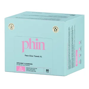 Prosoape faciale de unica folosinta Glow XL, 50 bucati, Phin