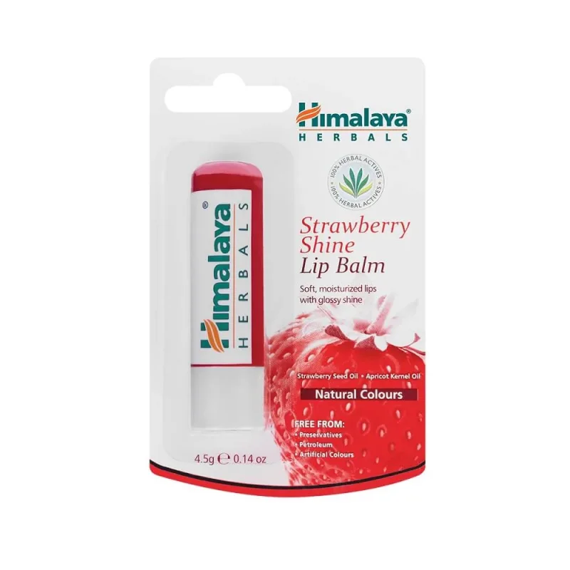 Balsam de buze cu căpșuni, 4.5 g, Himalaya — preț și oferte