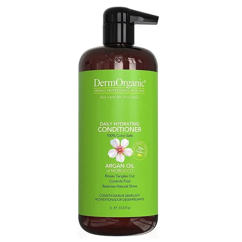 Balsam de par hidratant pentru uz zilnic cu ulei de argan, 1 L, DermOrganic — preț și oferte