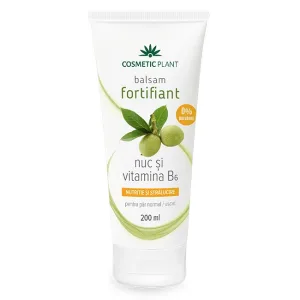 Balsam fortifiant cu nuc si vitamina B6 pentru par normal si uscat, 200 ml, Cosmetic Plant