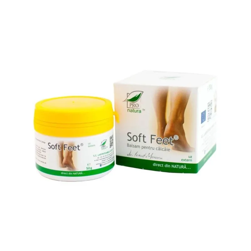 Balsam pentru calcaie Soft Feet, 50 g, Pro Natura — preț și oferte
