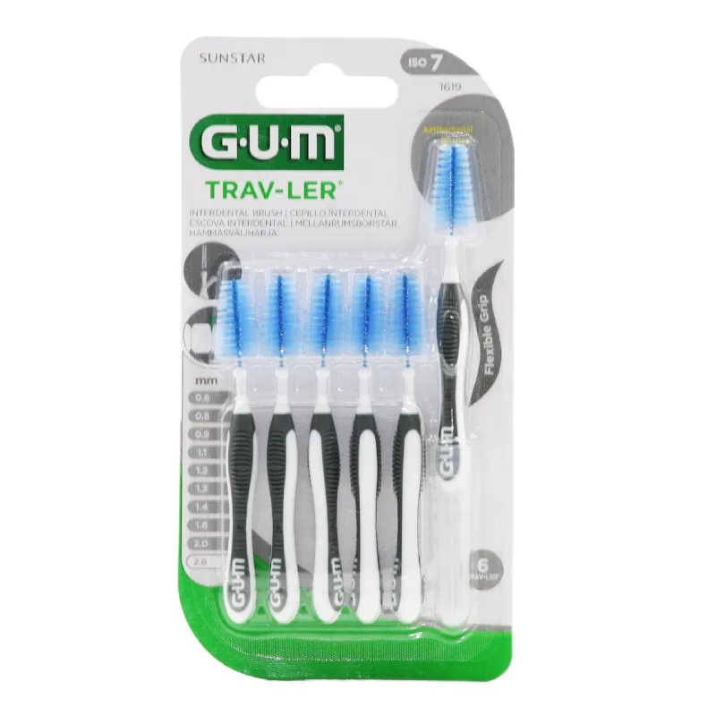 Periure Interdentare Trav-ler, 2.6mm, negru, Sunstar GUM — preț și oferte