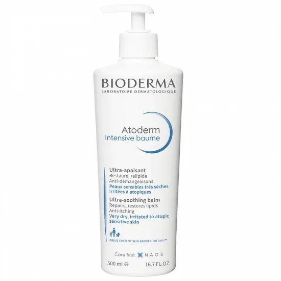 Bioderma Atoderm Intensive Balsam restructurant si calmant pentru piele atopica, 500 ml — preț și oferte