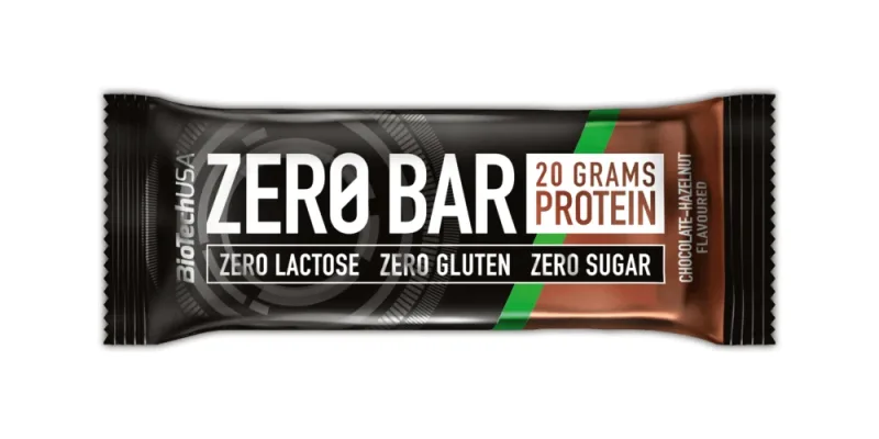 Baton proteic Ciocolata si Hazelnut Zero Bar, 50 g, BioTechUSA — preț și oferte