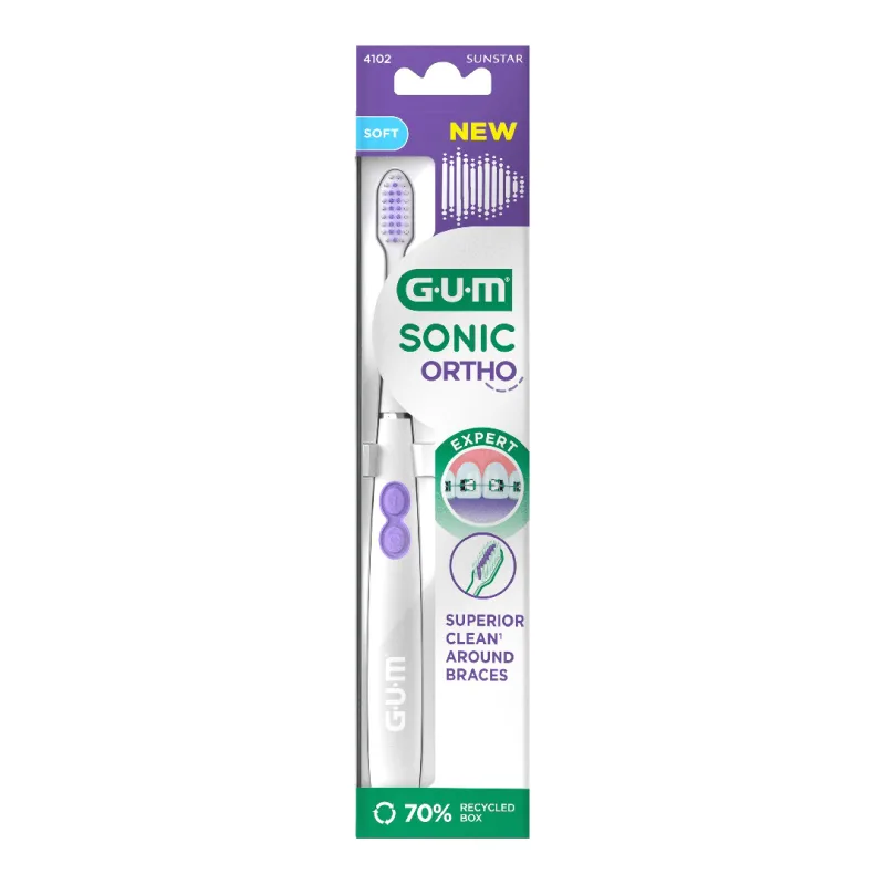 Periuta de dinti sonica Ortho 4102, Sunstar GUM — preț și oferte
