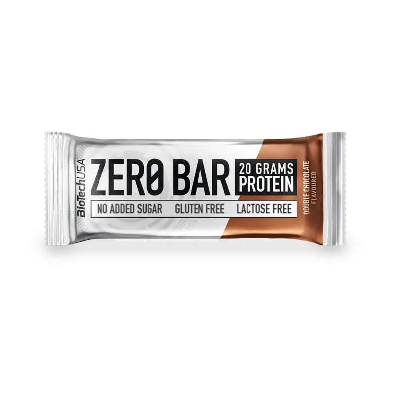 Baton proteic Double Chocolate Zero Bar, 50g, BioTechUSA — preț și oferte