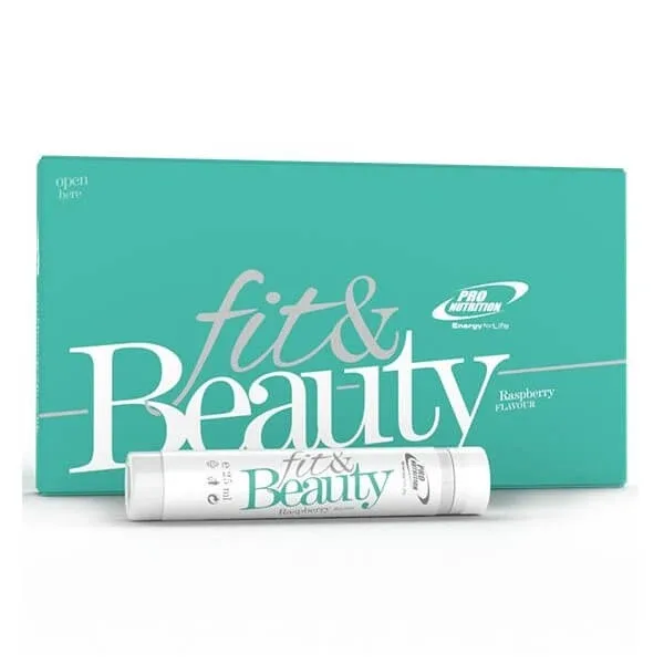 Bautura cu colagen imbogatita cu vitamine, minerale si acid hialuronic Fit & Beauty, 10 monodoze, Pro Nutrition — preț și oferte