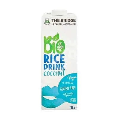 Bautura Bio din Orez cu Cocos fara gluten, 1 L, The Bridge — preț și oferte
