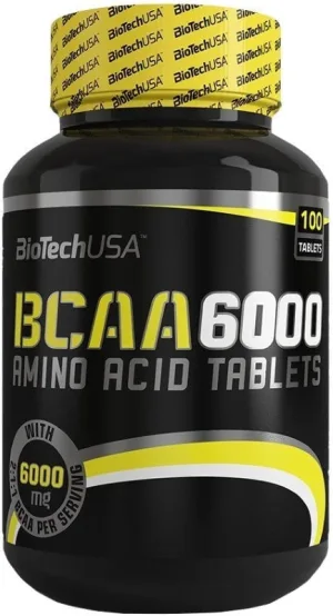 BCAA 6000 mg, 100 comprimate, Biotech USA
