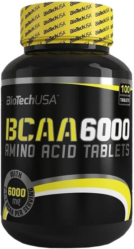 BCAA 6000 mg, 100 comprimate, Biotech USA — preț și oferte