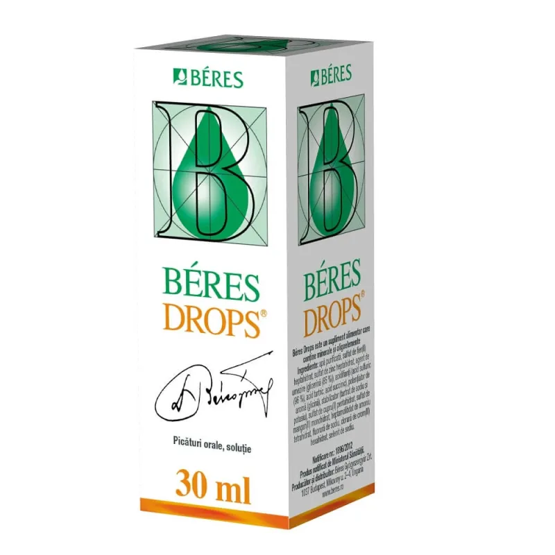 Beres drops, 30 ml, Beres Pharmaceuticals Co — preț și oferte