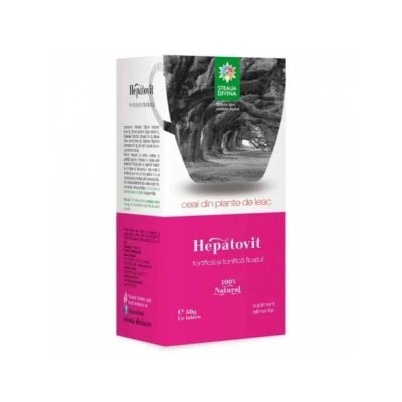 Ceai Hepatovit, 50 g, Steaua Divina — preț și oferte