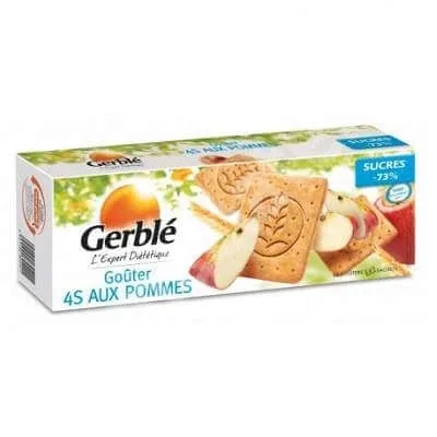 Biscuiti cu continut redus de zaharuri cu mere Gerble, Nutrition & Sante — preț și oferte