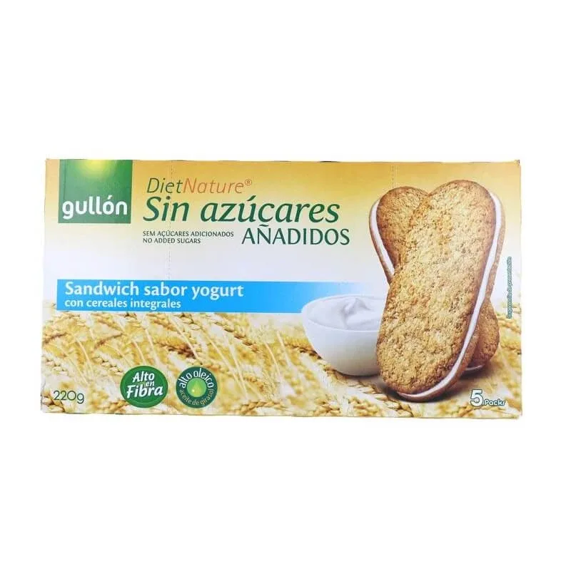 Biscuiti Sandwich cu crema de iaurt, 220 g, Gullon Gallentas Gullon — preț și oferte