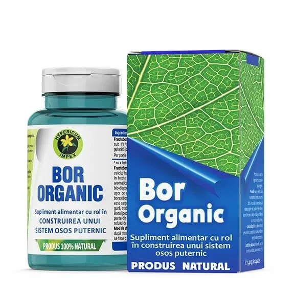Bor Organic, 60 capsule, Hypericum — preț și oferte