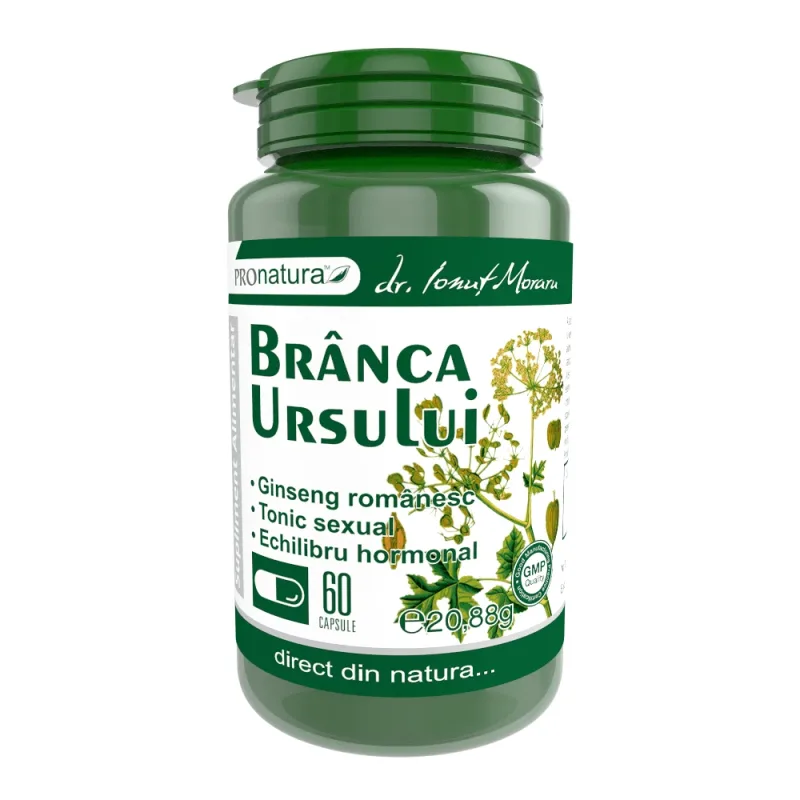 Brânca ursului, 60 capsule, Pro Natura — preț și oferte
