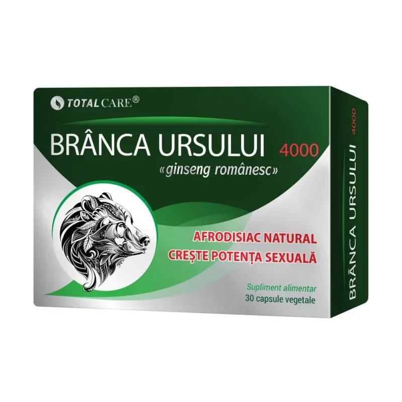 Branca Ursului 4000, 30 capsule vegetale, Cosmopharm — preț și oferte
