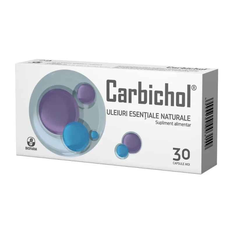 Carbichol, 30 capsule moi, Biofarm — preț și oferte