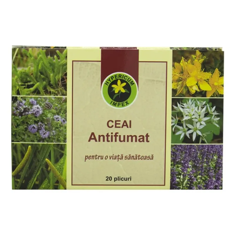 Ceai Antifumat, 20 plicuri, Hypericum — preț și oferte