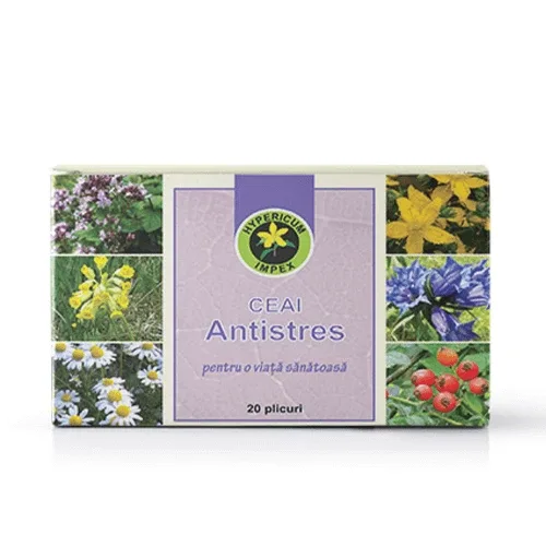 Ceai antistres, 20 plicuri, Hypericum — preț și oferte