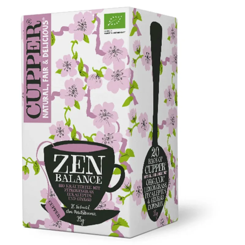 Ceai bio Zen Balance Cupper, 20 plicuri, Allos Hof — preț și oferte