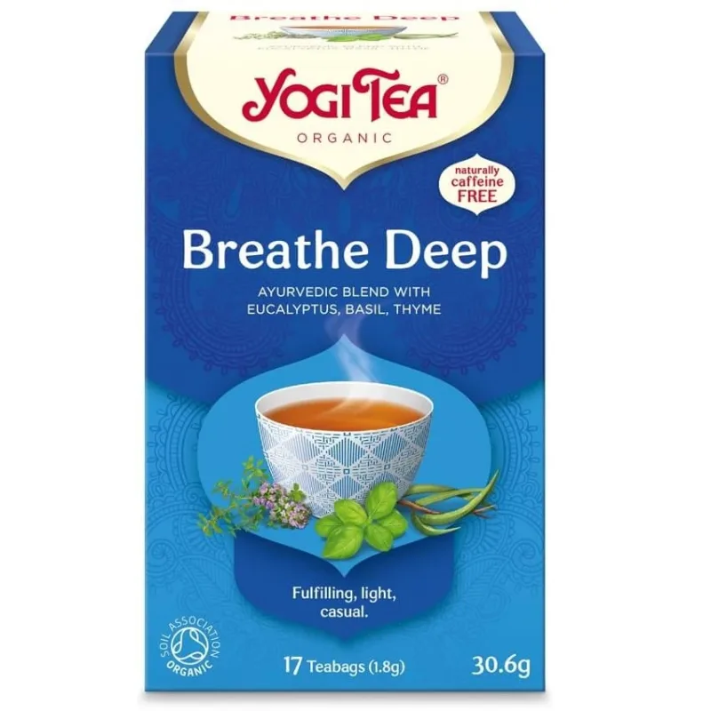 Ceai Breath Deep, 17 plicuri, Yogi Tea — preț și oferte