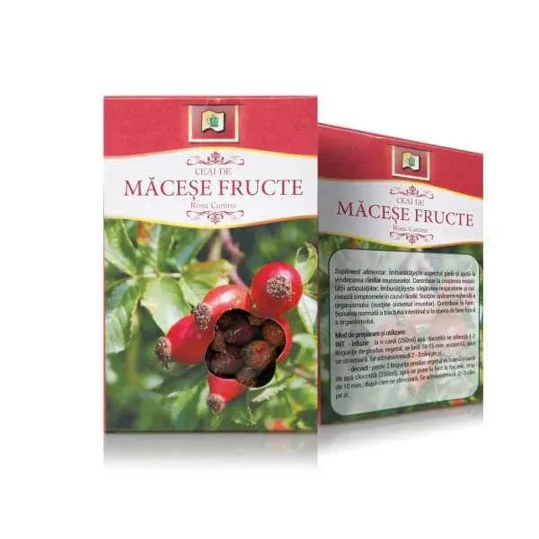 Ceai de Macese fructe, 50 g, Stef Mar Valcea — preț și oferte