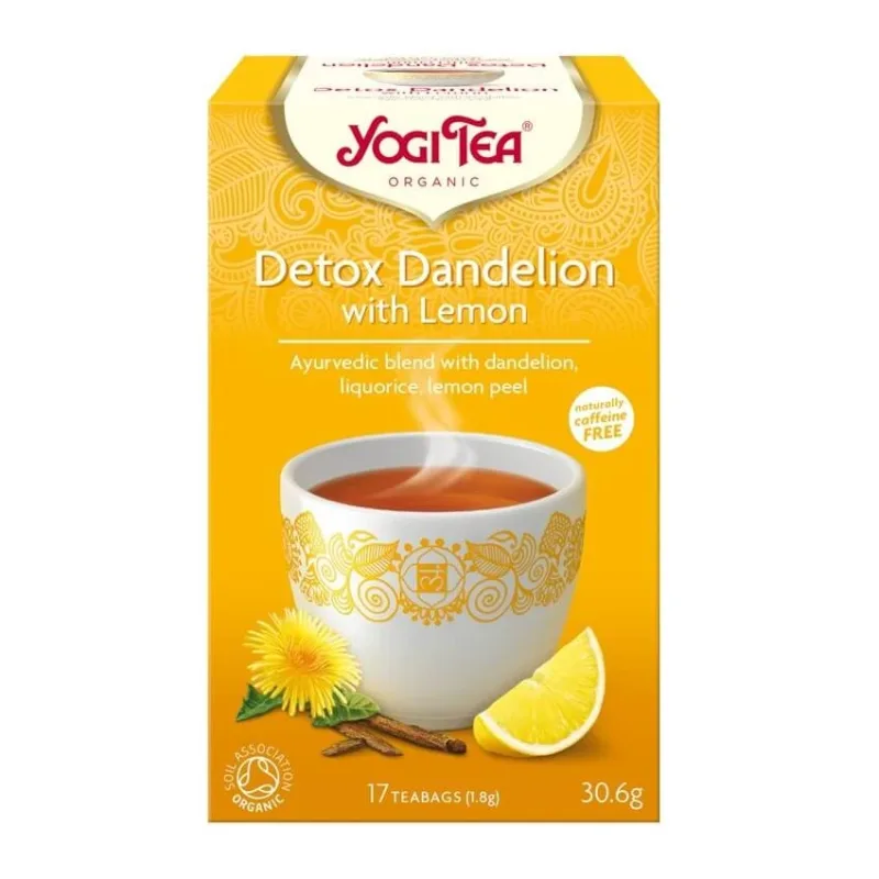 Ceai Detox Dandelion, 17 plicuri, Yogi Tea — preț și oferte
