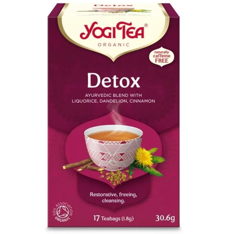 Ceai Detox 17 plicuri, Yogi Tea — preț și oferte