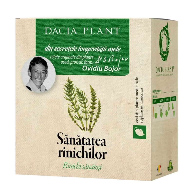 Ceai din plante Sănătatea rinichilor, 50 g, Dacia Plant — preț și oferte